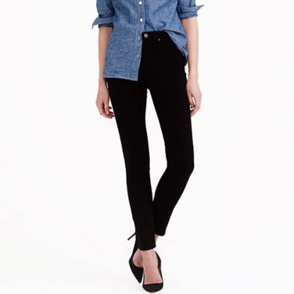 High Waisted Black Skinny Jeans